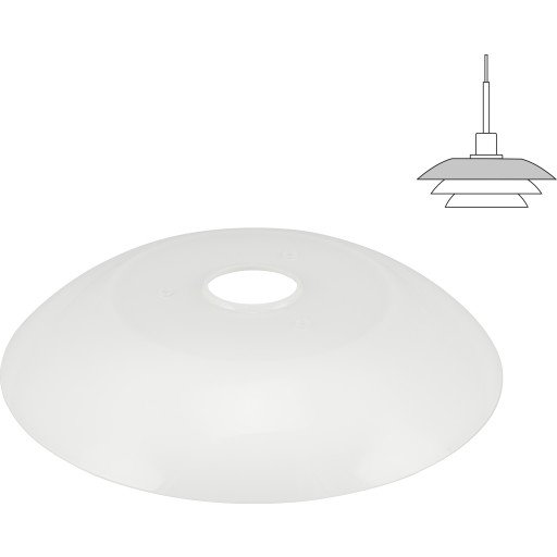 Dyberg Larsen reserveglass for DL31 pendel topp skjerm version 2