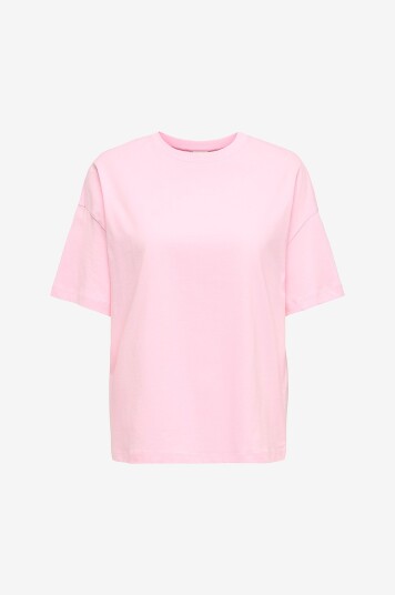JDY   T skjorte jdyCarla S/s Oversize T shirt Jrs   Rosa