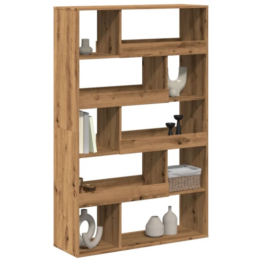 Bokhylle artisan eik 100x33x156,5 cm konstruert tre
