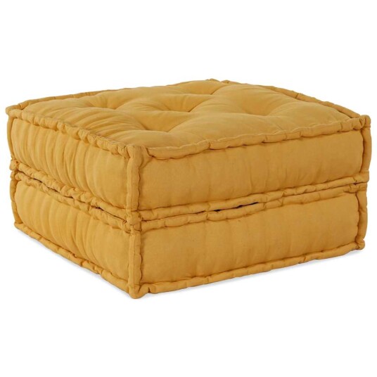 Modulsofa 2 pcs Gul 140 x 70 x 36 cm stoff Modulsofa 2 pcs Gul 140 x 70 x 36 cm stoff