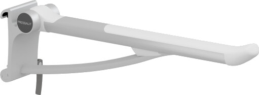 Pressalit Care Plus armstøtte 70 cm høyre hvit