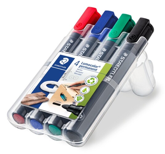 Staedtler Marker Lumocolor permanent 4pcs.box Staedtler Marker Lumocolor permanent 4pcs.box