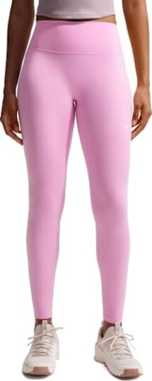 Nike One Seamless Front Leggings Dame Pink Rise/White M