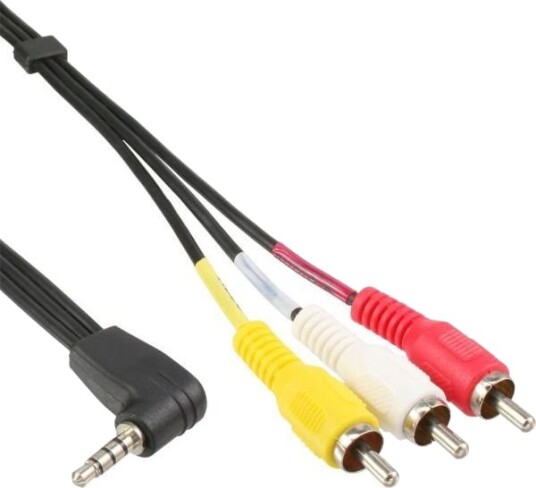 Inline 3 X Rca Uros 3,5 Mm Uros  Av Kaapeli