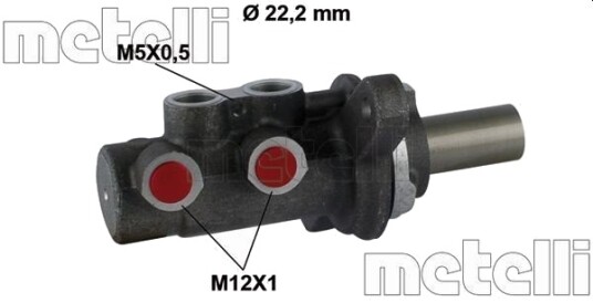 METELLI 05-0785 Hovedbremsesylinder METELLI 05-0785 Hovedbremsesylinder