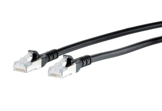 Metz Connect Patchkabel Cat.6A Awg26 40M Svart - Nettverk - Cat 6A - 40 M (130845D000-E)