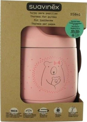 Hermès Suavinex - 402842-Termos For Food 400Ml/Pink/Wonderland