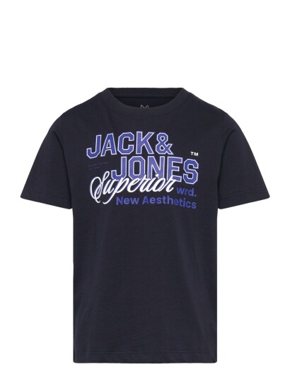 Jack & Jones Jjelogo Tee Ss O Neck 2Col Ss26 Noos Mni Navy 110 Jack & Jones Jjelogo Tee Ss O Neck 2Col Ss26 Noos Mni Navy 110