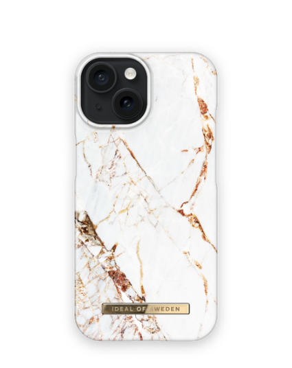 IDEAL OF SWEDEN iPhone 15 iDeal Of Sweden Fashion Deksel - Carrara Gold