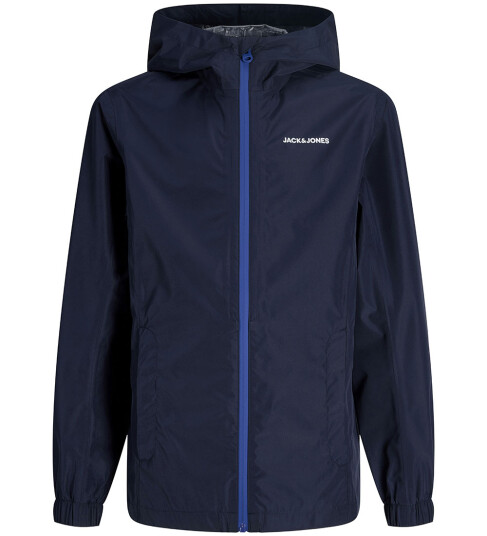 Jack & Jones Regnjakke JjeLynn Navy Blazer/Surf Web Zipp Jack & Jones 8 år 128 Regnjakke Blå Jack & Jones Regnjakke JjeLynn Navy Blazer/Surf Web Zipp Jack & Jones 8 år 128 Regnjakke Blå
