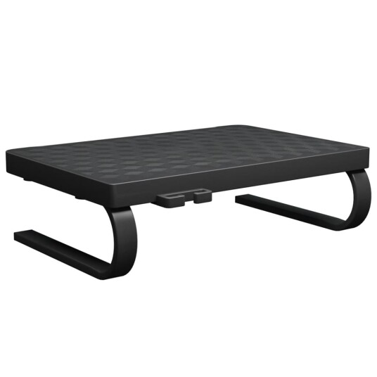 vidaXL Monitorstativ svart 37x28x11,5 cm