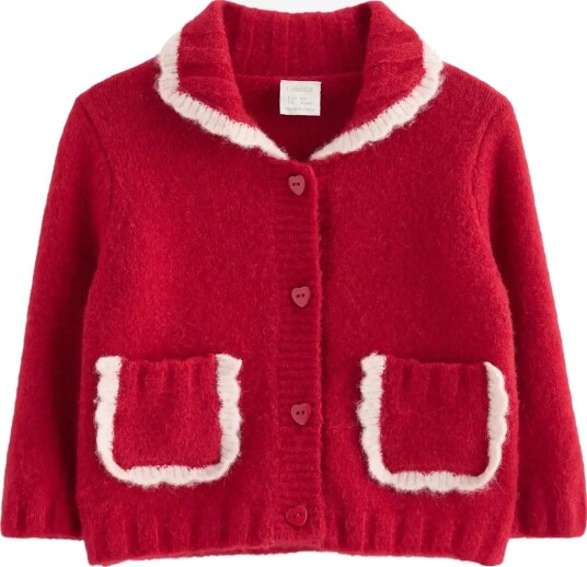 Lindex Cardigan DARK DUSTY RED 104