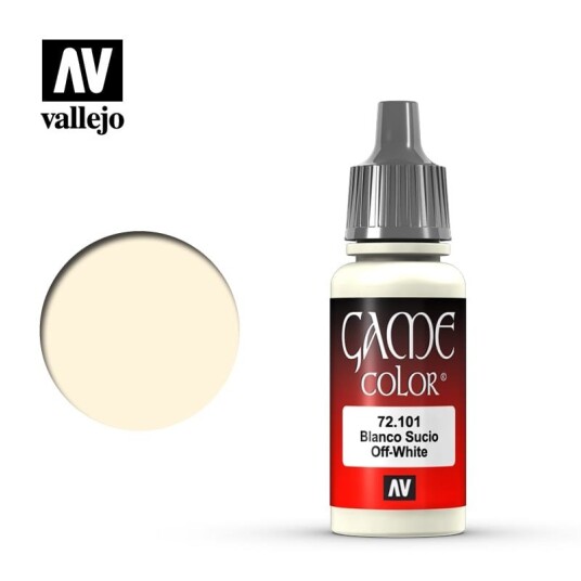 Vallejo Game Color Off-White 17ml Akrylmaling for Modellbygging 72.101