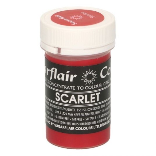 Sugarflair Pastafarge Scarlet 25g 