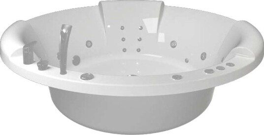 Westerbergs Boblebad Pacific 175R Executive Akryl Hvit