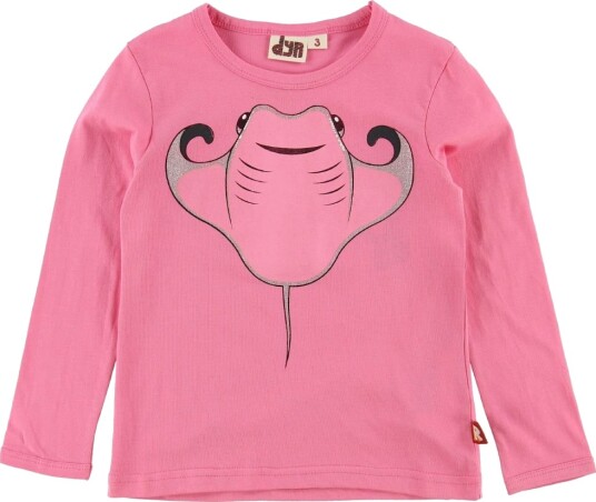 DYR Genser L/S Mammal Lyserød m. Stråle DYR 3 år (98) Genser Rosa
