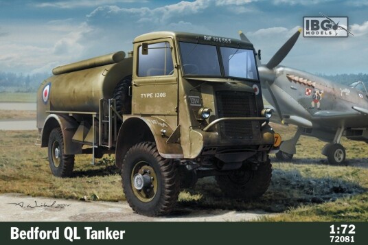 IBG Bedford QL Tankbil Modell 1:72