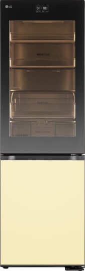 LG InstaView MoodUP Kyl/Frys GBG719MDNN sort/fargeskiftende LED