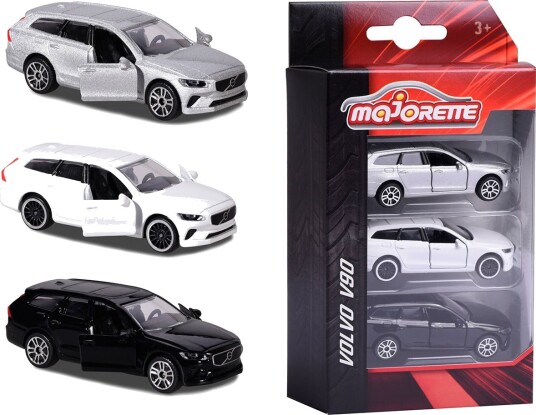Majorette Volvo V90 Lekebiler 3 stk