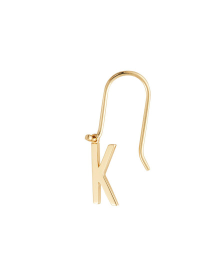 DESIGN LETTERS Initial Ear Hanger (A Z) Guld One Size 2,7