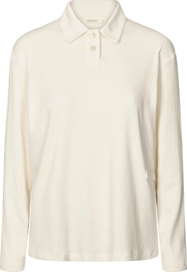 Rethinkit Studios Rib Polo Ls Elevate Cream M