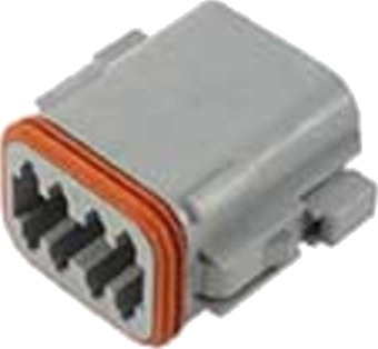 Te Connectivity Dt06 08Sa Rundkontakt Tilkobling Rett Totalt Antall Poler 8 Serie Dt Rundstiktilkobling 1 Stk