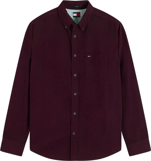 Tommy Jeans Tjm Reg Baby Corduroy Shirt Ext CALYPSO BERRY M