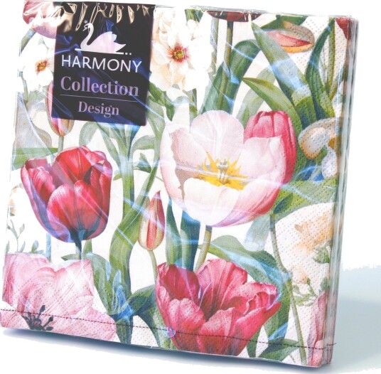 SERVIETTER 20 PK 33X33CM TULIPANER