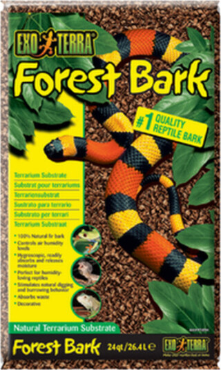 Skogsbark Naturlig Terrariumsubstrat Brun 8.8 L