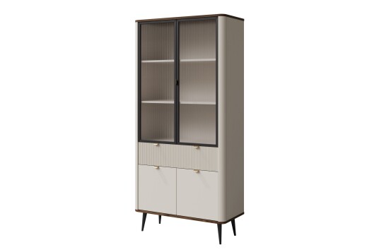 Cucina Vitrineskap 90x191 cm   Brun