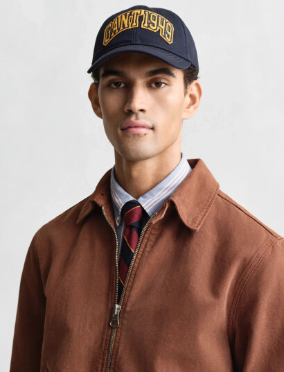 GANT Graphic Cotton Twill Cap - Navy - ONE SIZE