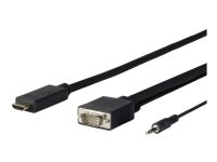 VivoLink Pro - HDMI-kabel - HDMI hann til HD-15 (VGA), mini-phone stereo 3.5 mm hann - 1 m VivoLink Pro - HDMI-kabel - HDMI hann til HD-15 (VGA), mini-phone stereo 3.5 mm hann - 1 m