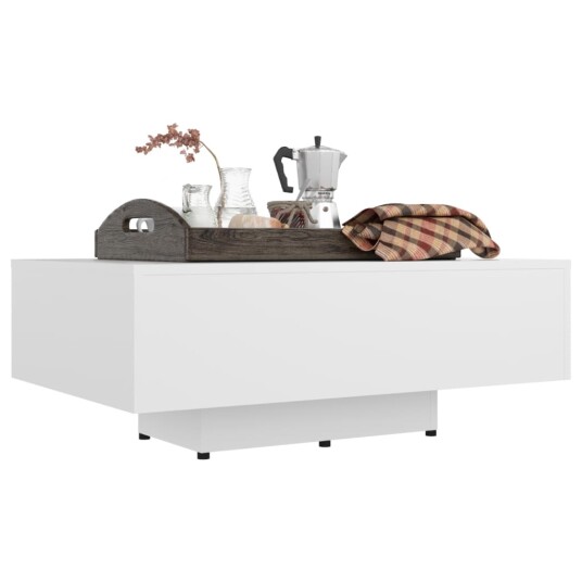 vidaXL Salongbord hvit 85x55x31 cm sponplate vidaXL Salongbord hvit 85x55x31 cm sponplate