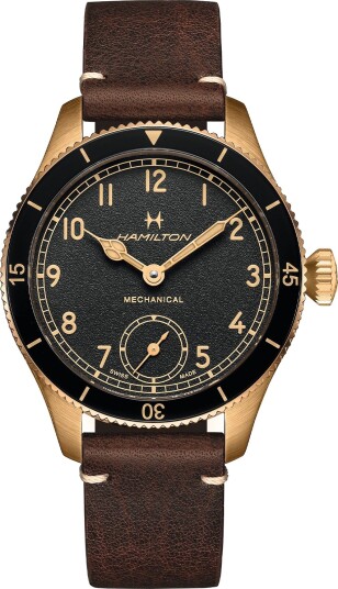 Hamilton Khaki Aviation Pilot Pioneer Bronze H76709530 - Herre - 43 mm - Analog - Automatisk mekanisk - Safirglass Hamilton Khaki Aviation Pilot Pioneer Bronze H76709530 - Herre - 43 mm - Analog - Automatisk mekanisk - Safirglass