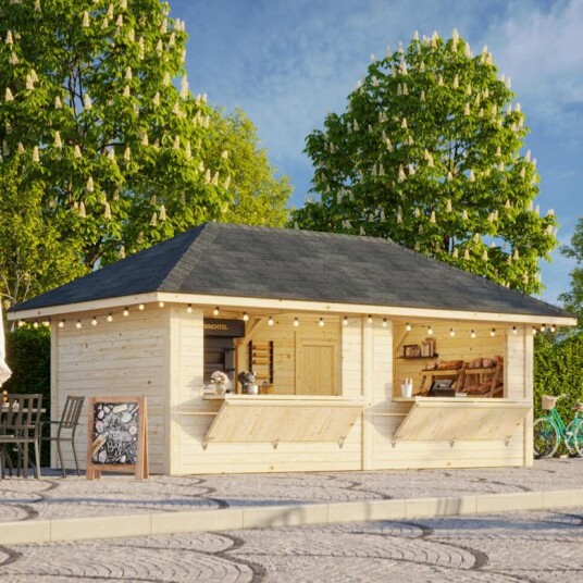 Kiosk Palmako Bianca 111 16,6 m2