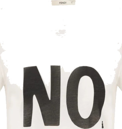 Fendi Dame Topper Hvit M,