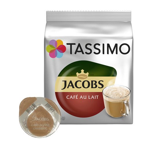 Tassimo Jacobs Café Au Lait til Tassimo. 16 kapsler Tassimo Jacobs Café Au Lait til Tassimo. 16 kapsler