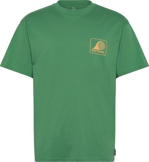 Rip Curl Aots Rolling Wave Tee Green L Rip Curl Aots Rolling Wave Tee Green L