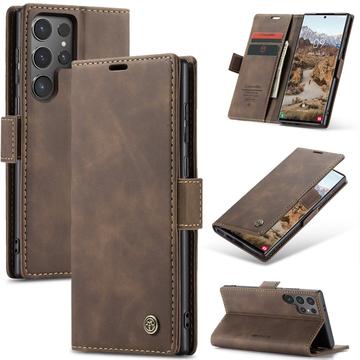 Caseme 013 Series Samsung Galaxy S25 Ultra Lommebok deksel Kaffe