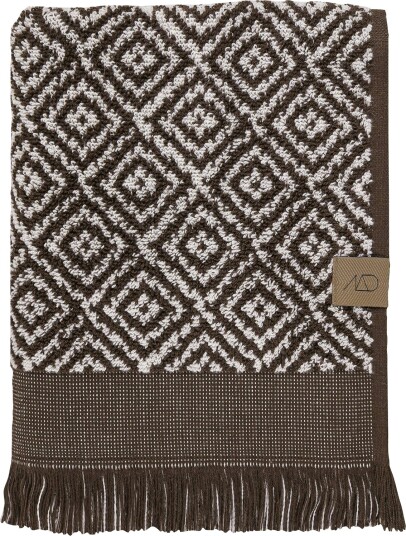 Mette Ditmer Morocco håndkle 70 x 135 cm Chocolate off white Mette Ditmer Morocco håndkle 70 x 135 cm Chocolate off white