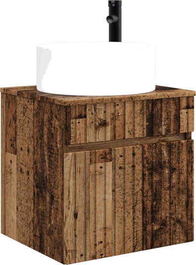 Vegghengt servantkommode Gammelt tre 49 x 44,5 x 65,5 cm Vegghengt servantkommode Gammelt tre 49 x 44,5 x 65,5 cm