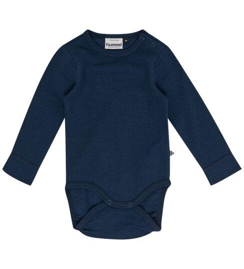 Hummel Dress Blues Mini Ull Rib Body L/S 98 Hummel Dress Blues Mini Ull Rib Body L/S 98