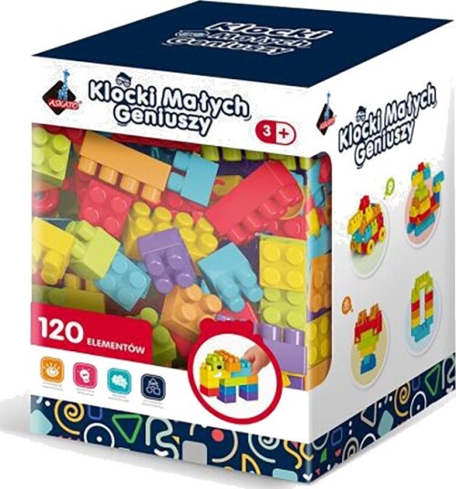 Askato Little Geniuses Byggeklosser 120 Deler 3+ År