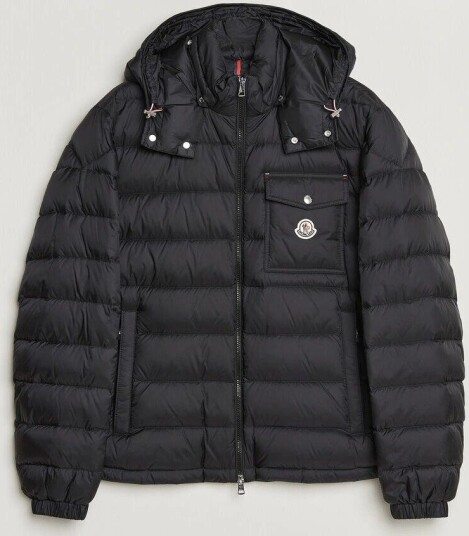 Moncler Verith Hooded Down Jacket Black
