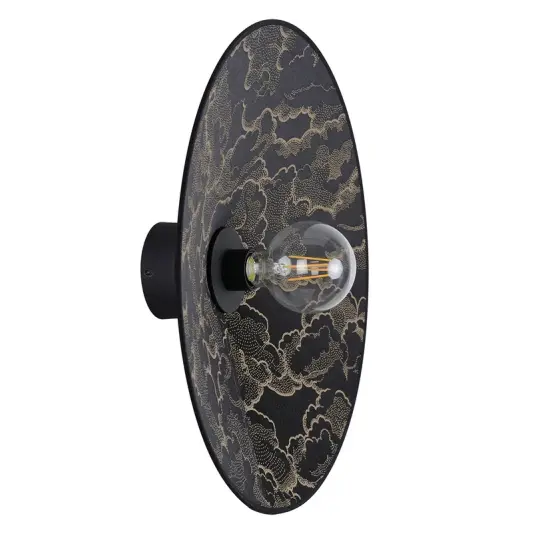 MARKET SET   Gatsby vegglampe kumo svart Ø 50 cm