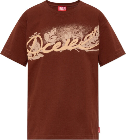 Diesel Dame Topper Brun XS,