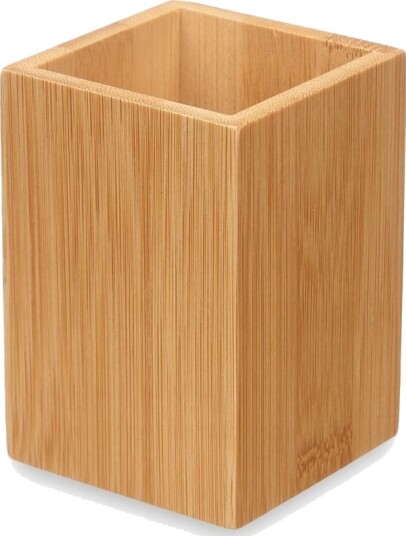 Berilo Tannbørstekopp Firkantet Bambus 6,8 X 6,8 X 9,7 Cm Berilo Tannbørstekopp Firkantet Bambus 6,8 X 6,8 X 9,7 Cm