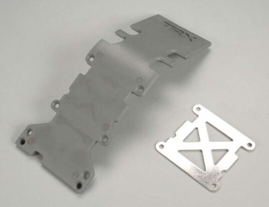 Traxxas 4938A Skid Plate Rear Plastic Gray
