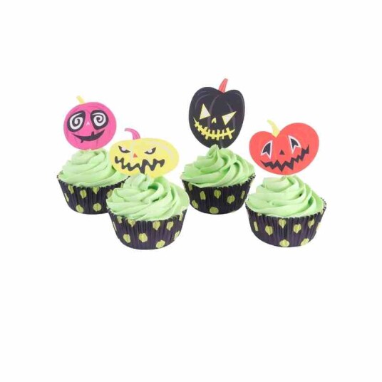 Muffinsformer Med Topper Skumle Gresskar Sett/24 