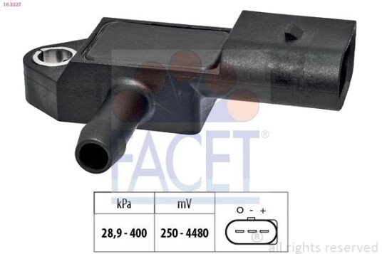 FACET 10.3327 Lufttrykksensor, høydetilpasning FACET 10.3327 Lufttrykksensor, høydetilpasning